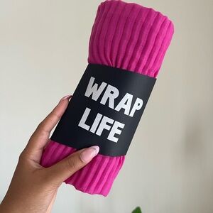 Pink Hair Wrap from Wrap Life